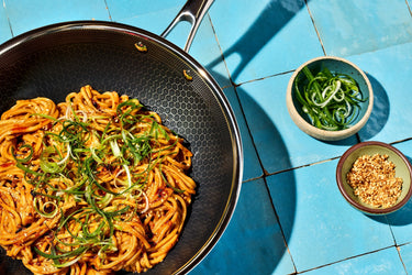 Garlic Udon in Sesame and Chili Oil