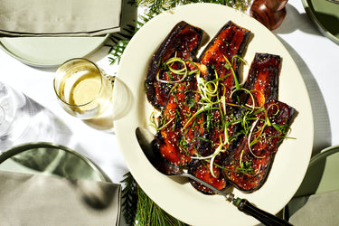 Roasted Miso & Gochujang Eggplant