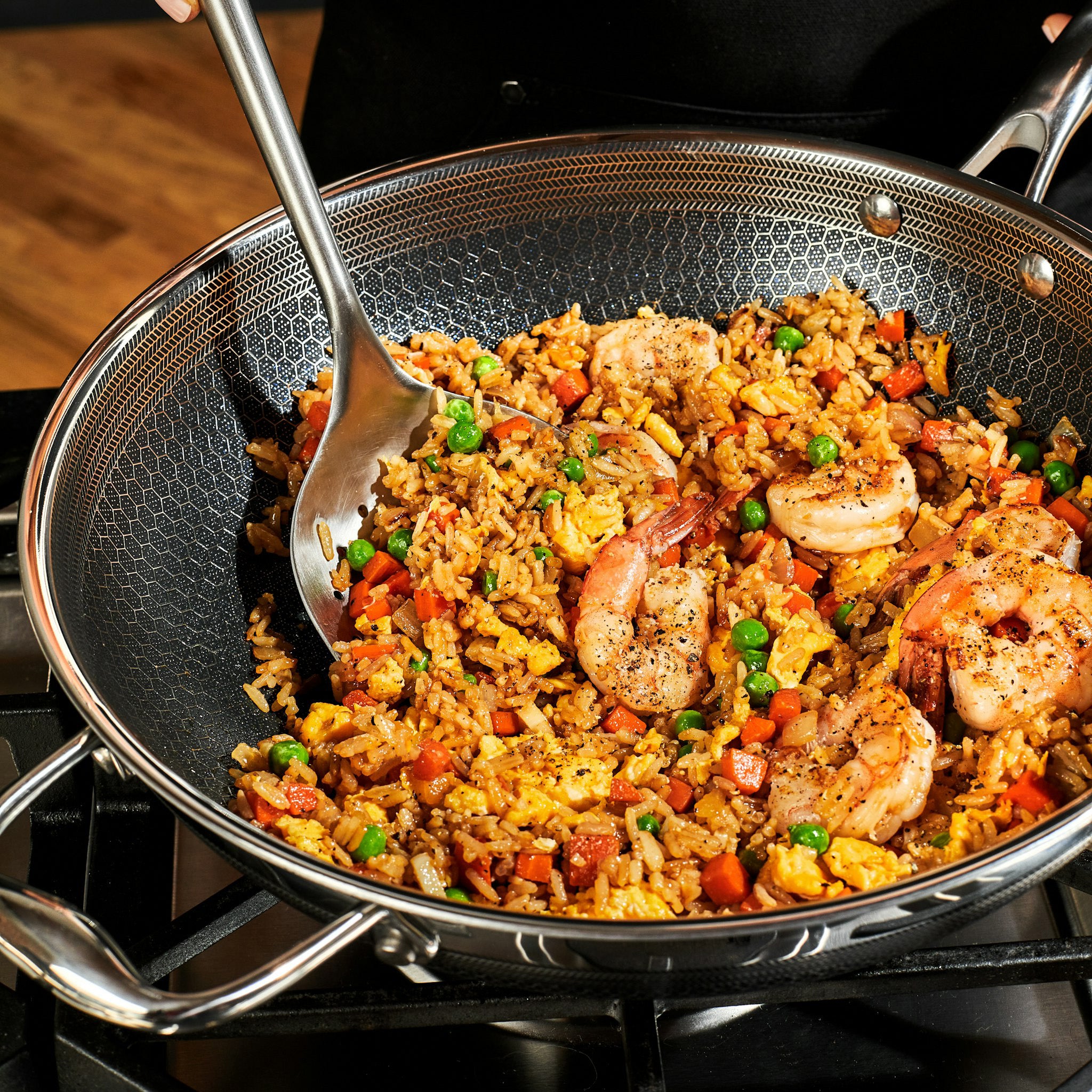 30 cm Clad Wok | Clad Stainless Steel Cookware by HexClad
