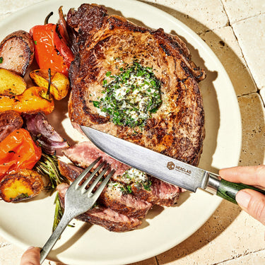 Steak Knife & Bistecca Plate Set, 8-pc