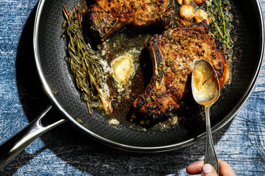 Honey Glazed Pork Chop With Spanish Rice