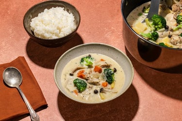 Japanese White Stew with Chicken & Vegetables