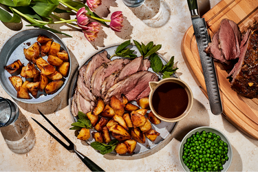 Rosemary-Dijon Leg of Lamb Roast