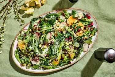 Snap Pea & Radish Salad with Creamy Lemon Poppyseed Vinaigrette