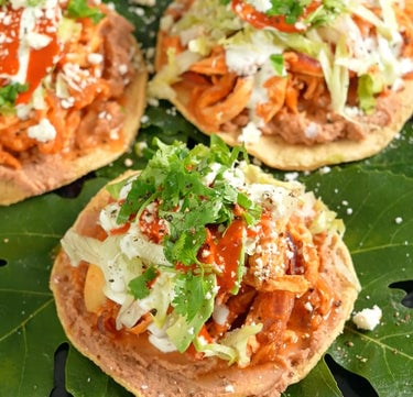 Chicken Tinga Tostadas
