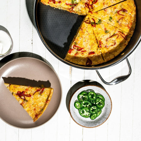 Hybrid-Sautépfanne mit Deckel, 4,3 Liter