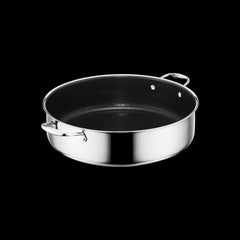 Hybrid Deep Sauté Pan with Lid, 9.5 Litre
