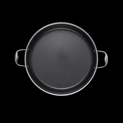 Hybrid Deep Sauté Pan with Lid, 9.5 Litre