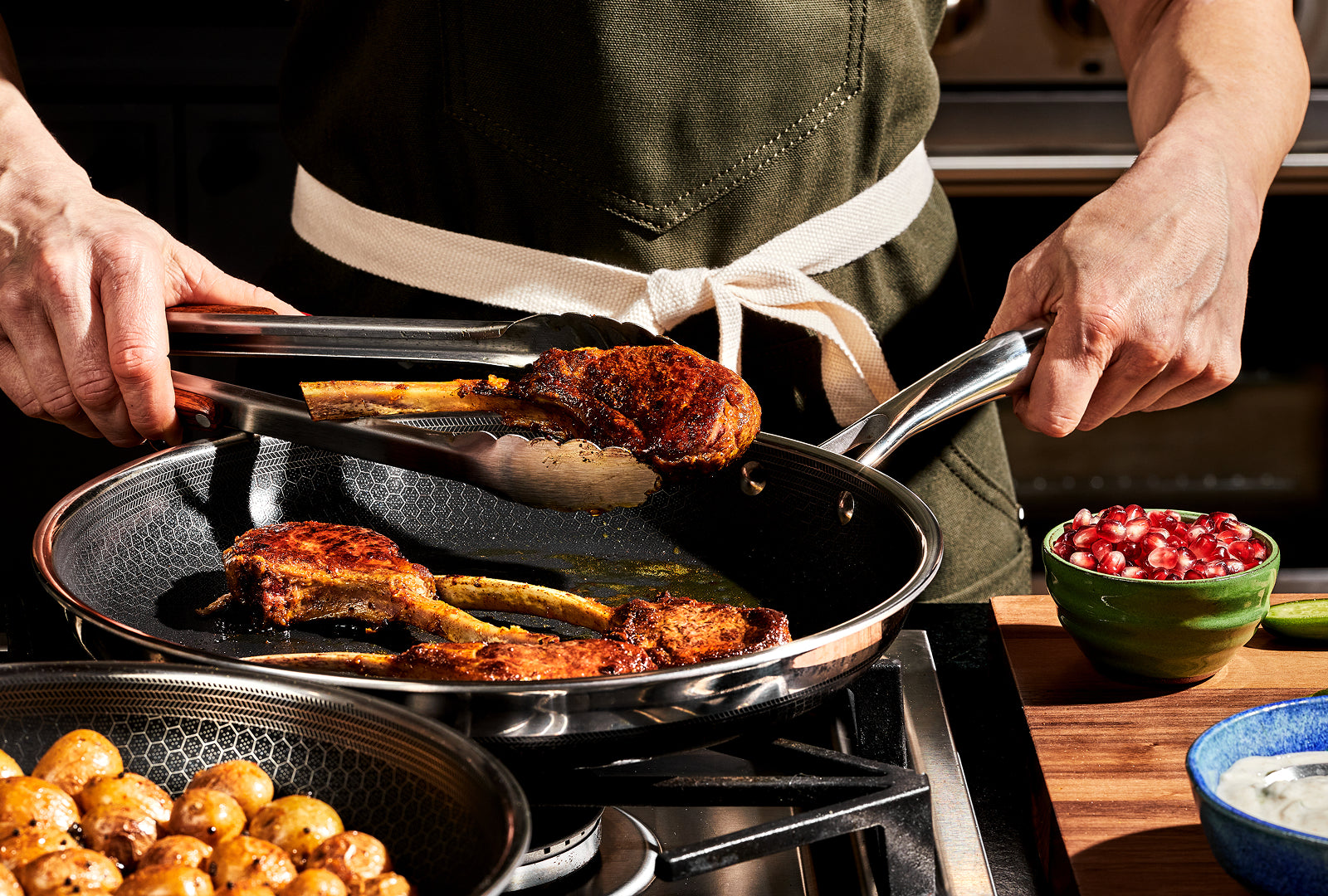 HexClad — Batterie de cuisine hybride 13 pièces
