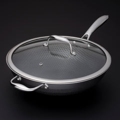 Hybrid-Wok mit Deckel, 30 cm