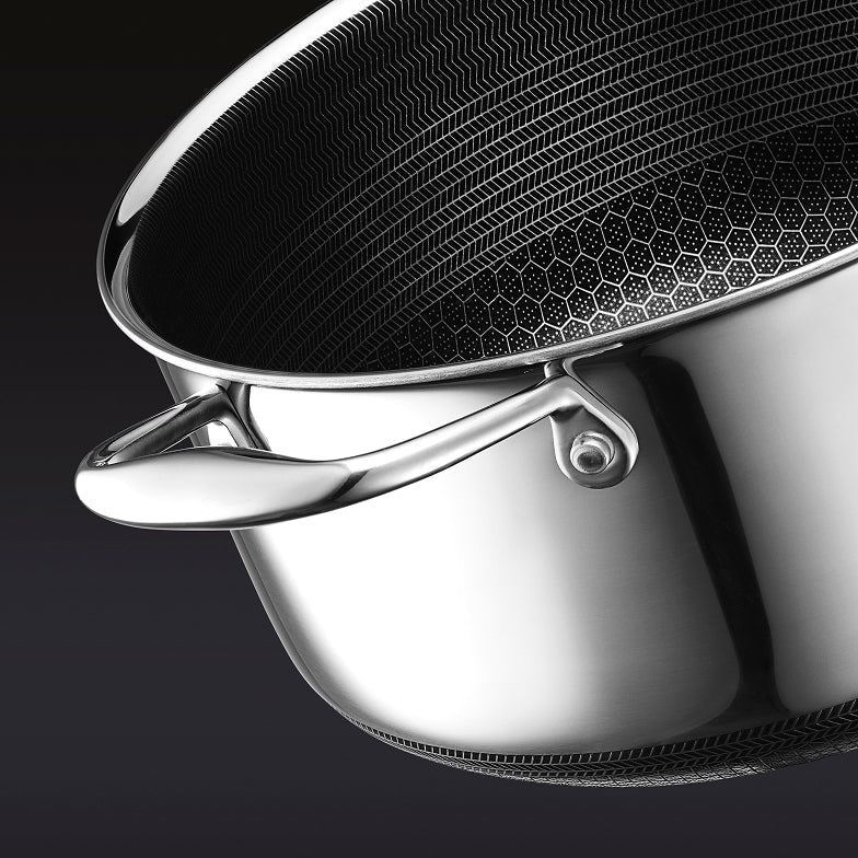 新品未使用！YOSA HYBELLE HYBRID POT Fixhyte 5 Litre Hybrid Pot With Lid | HexClad EU