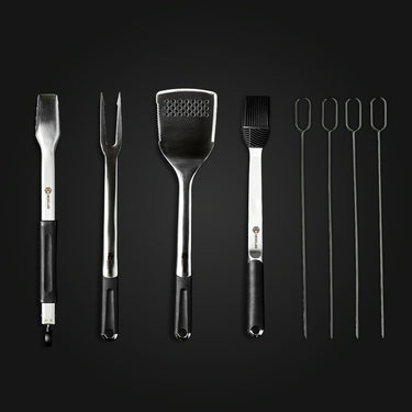 Set attrezzi da barbecue, 8 pezzi