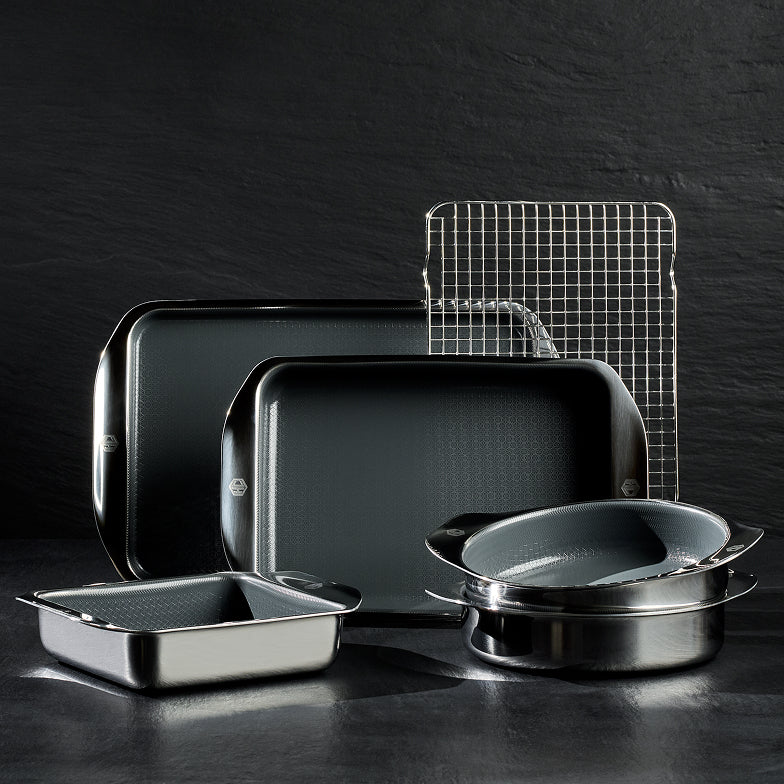 Set di stampi e teglie da forno ibridi, 6 pezzi