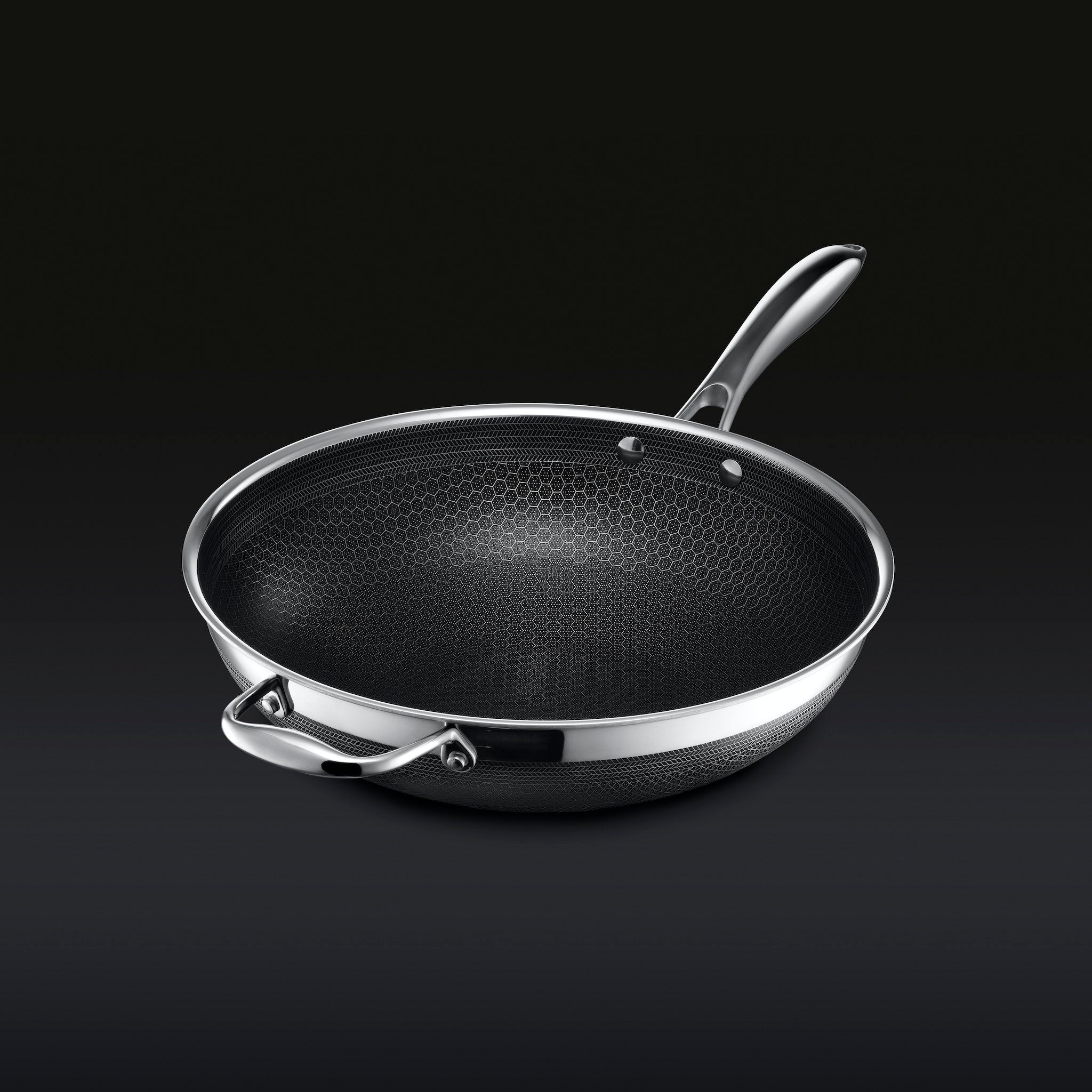 7pc HexClad Stainless Steel Cookware Set w/ Lids & Wok – HexClad