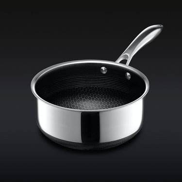 6-teiliges Hybrid-Topf-Set von HexClad mit Deckel