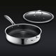 Sauteuse ibrida con coperchio, 4,3 litri 
