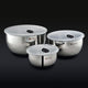 Set di ciotole ermetiche in acciaio inox