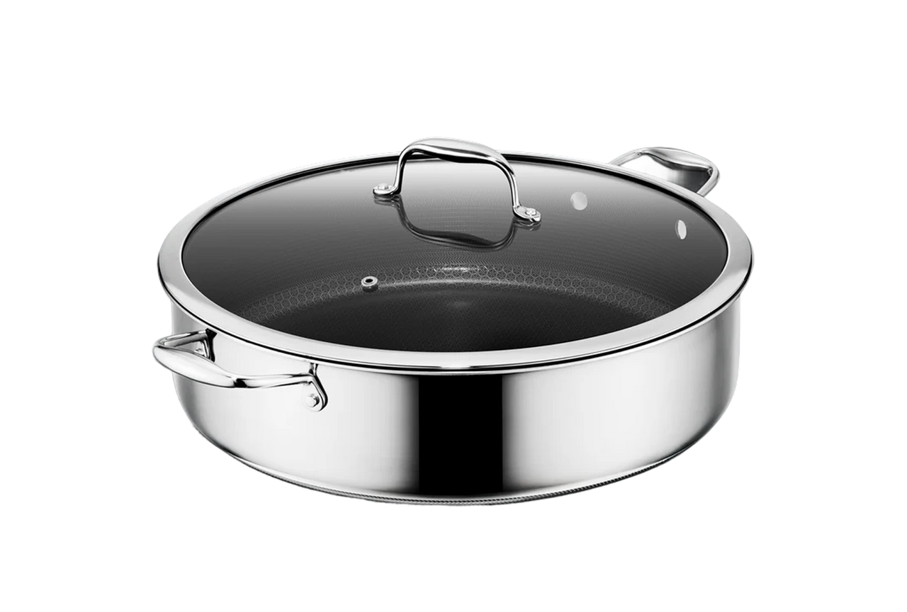 Sauteuse ibrida con coperchio, 9,5 litri