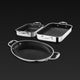 Set di rostiere ibride, 4 pezzi