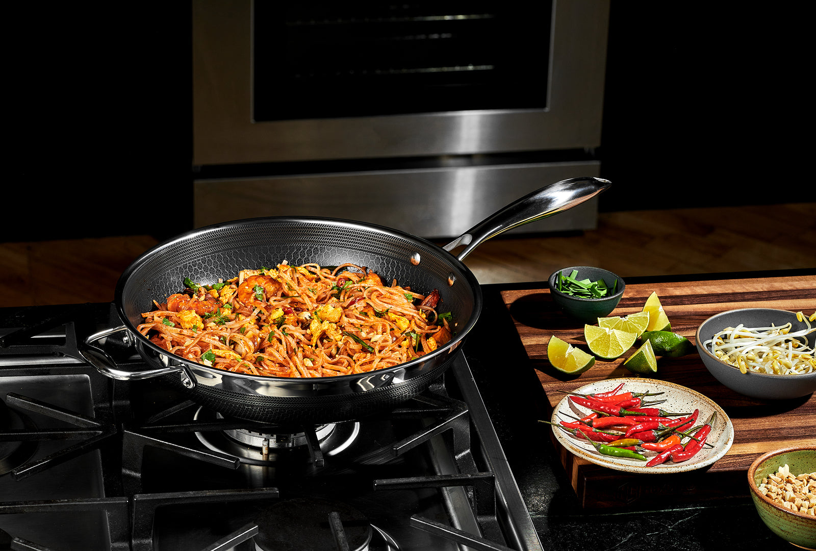 HexClad — Batterie de cuisine hybride 13 pièces