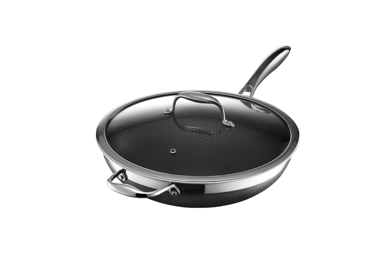 Wok ibrido con coperchio, 30 cm