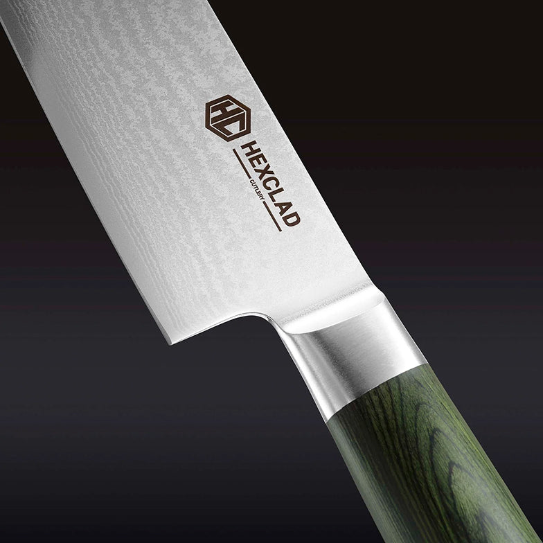 Damascus Steel 20 cm Chef's Knife | HexClad EU
