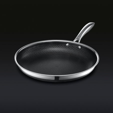 HexClad hybride pan van 30 cm