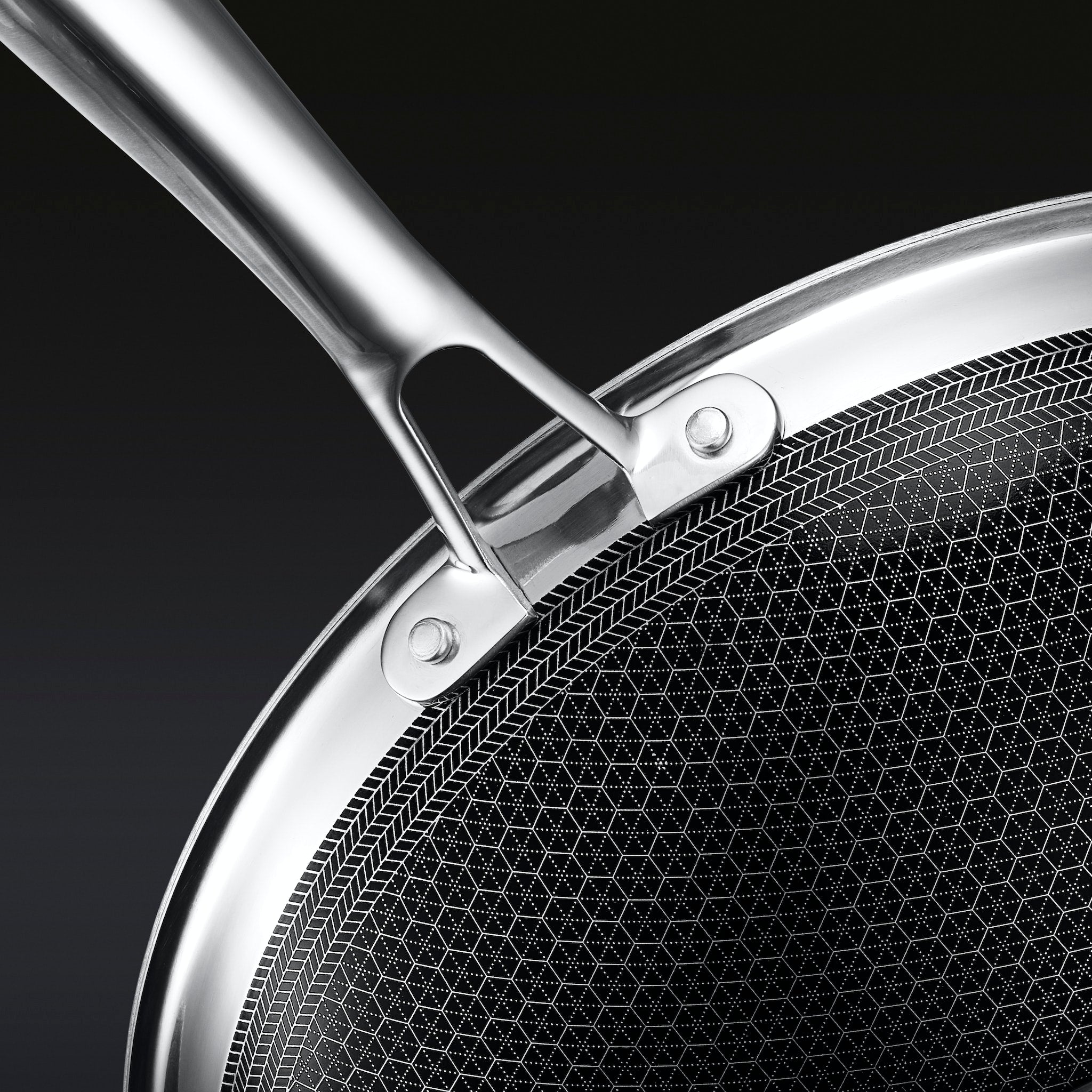 30 cm Clad Wok | Clad Stainless Steel Cookware by HexClad